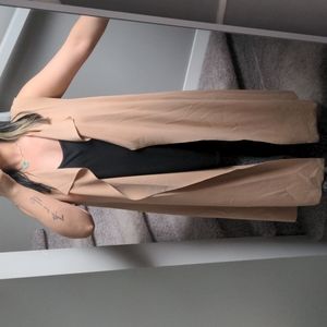 Long sleeveless cardigan